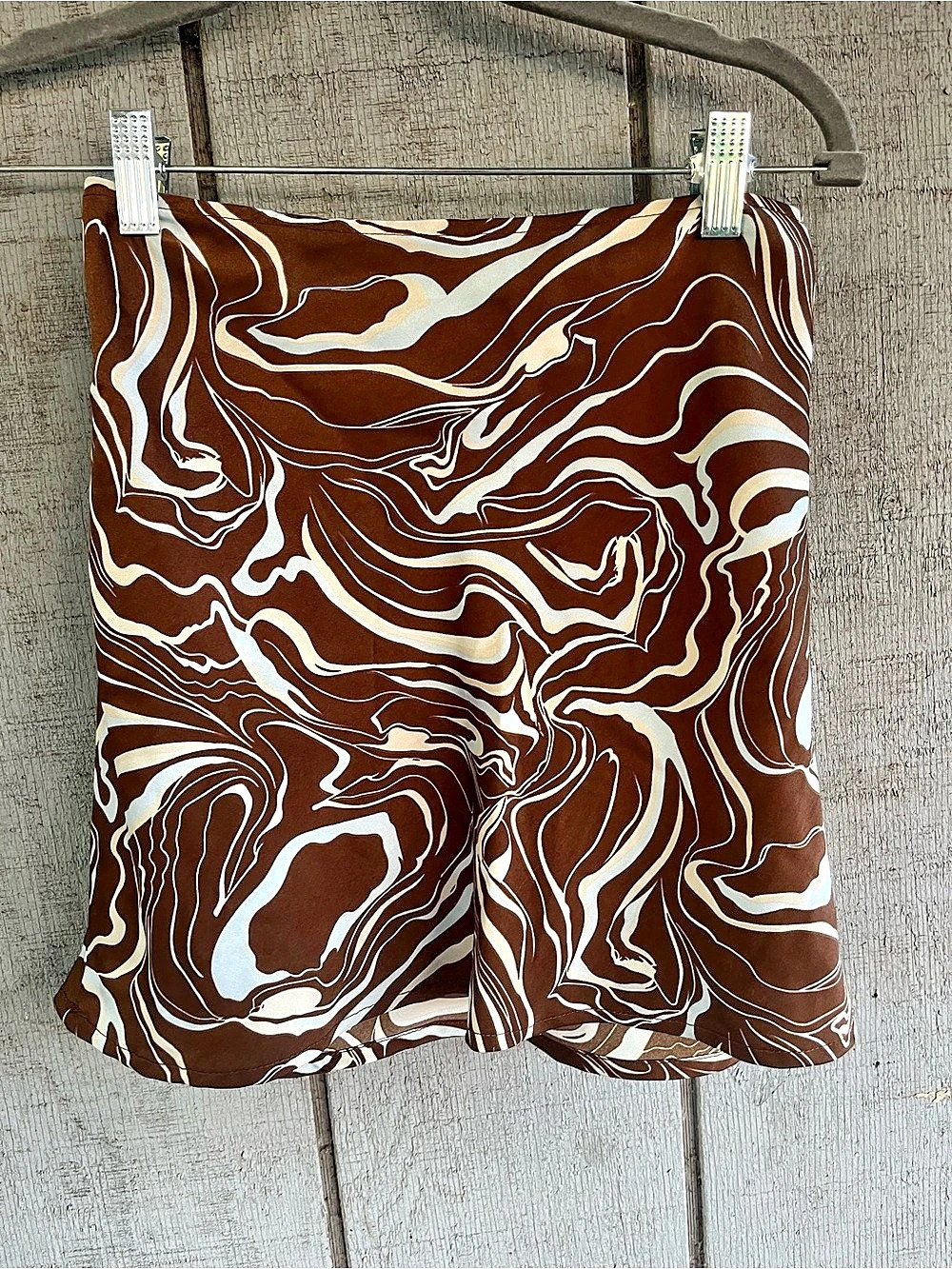 Stella Skirt in Brown & blue Like New